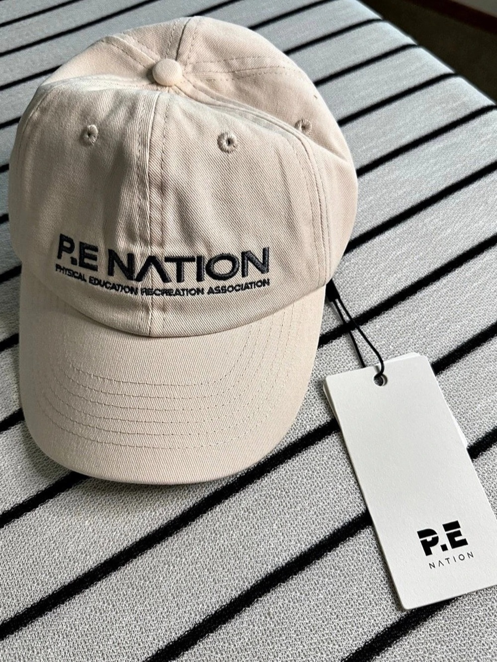 P.E Nation Originals Cotton Cap Cream Blush Cotton Cap NWT